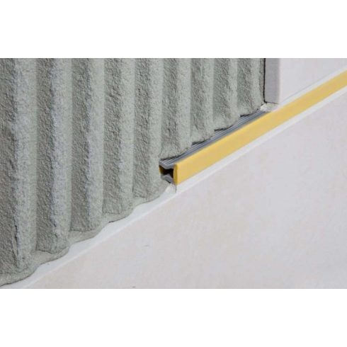 Schlüter DILEX-EZ 6 arany Feszültségmentesítő- és díszítő profil dekoratív fugák kialakításához