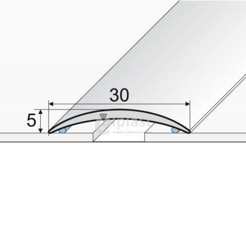 Burkolatváltó profil A03 csavarozható pezsgő - 900x30x5 mm