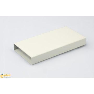   Alumínium szinterezett kerítés léc 100x24 mm tiszta fehér RAL9010