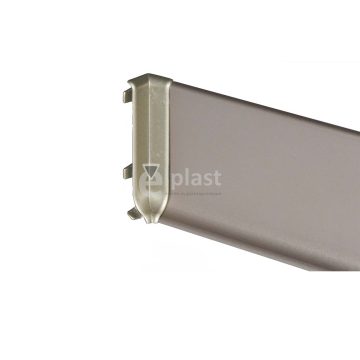   Aspro ALU 70 padlószegélyhez belső sarokelem alumínium eloxált pezsgő