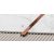 NOX Premium dekorcsík 10mm inox, tükör rosegold