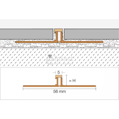 Schlüter DILEX-BWS 80 világos beige
