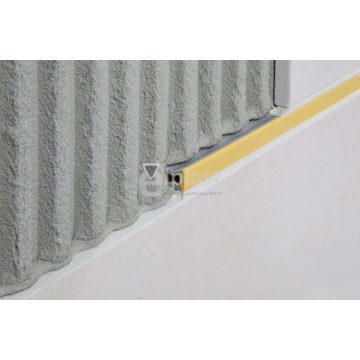   Schlüter DILEX-EZ 6 citromsárga. Feszültségmentesítő- és díszítő profil dekoratív fugák kialakításához