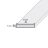 Alumínium lap B01 - 20x3 mm (2 m)