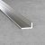 B23 Derékszög profil - alumínium, ezüst 2000x20x10x2 mm