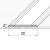 Burkolatváltó profil A02T - 30x2 mm - több színben és méretben