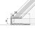 Burkolatváltó profil A63 - 16x8 mm - többféle méretben és színben