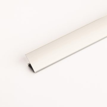   Alumínium T burkolatváltó profil vinyl padlóhoz 25 mm/0,90 m ezüst eloxált színben