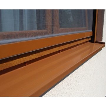 Alumínium ablakpárkány festett színben