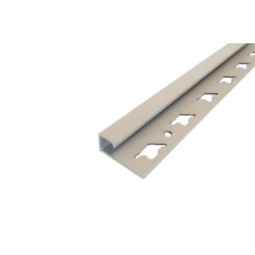   Alumínium kőhatású porszórt Q élvédő többféle színben és méretben