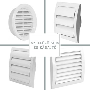 Szellőzőrács és kádajtó