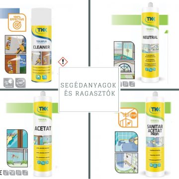 Segédanyagok és ragasztók