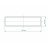   Alumínium szinterezett kerítés léc 100x24 mm szürkealumínium RAL9007