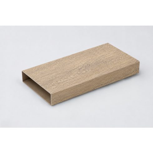 Alumínium szinterezett kerítés léc 100x24 mm homoktölgy