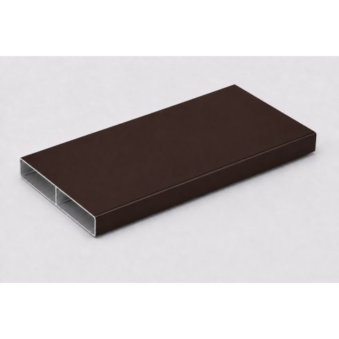 Alumínium szinterezett kerítés léc 160x24 mm csokoládébarna RAL8017