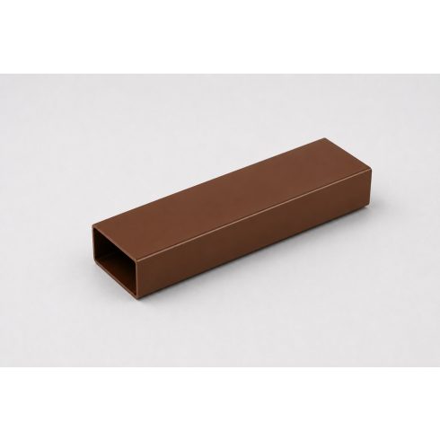 Alumínium szinterezett kerítés léc 40x24 mm őzbarna RAL8007