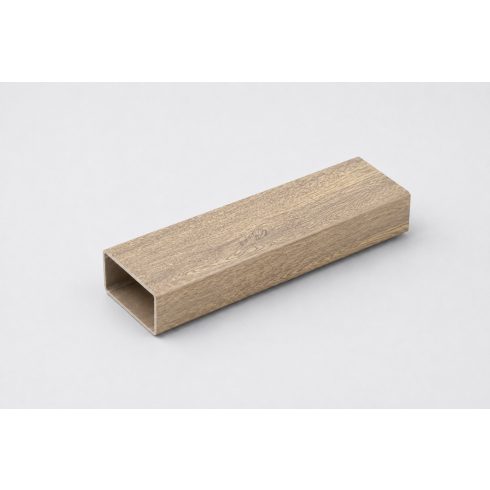 Alumínium szinterezett kerítés léc 40x24 mm homoktölgy
